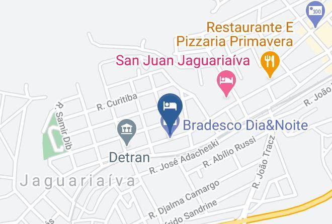 Jaguariaiva - Vila Bela Hotel Maps