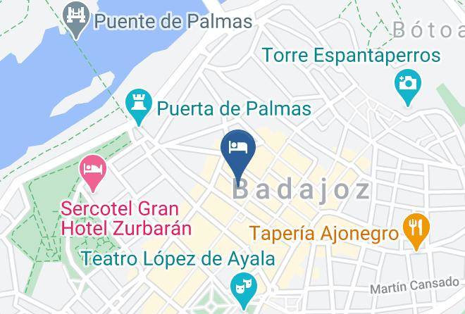 Badajoz - Hotel Condedu Maps