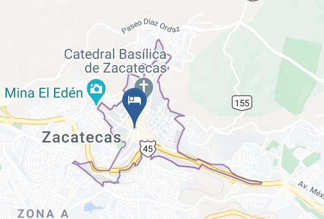 Zacatecas Zacatecas Centro - Hotel Condesa Maps