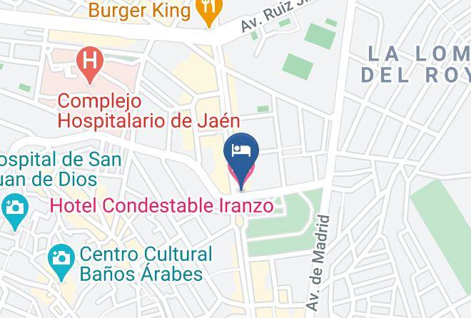Jaen - Hotel Condestable Iranzo Maps