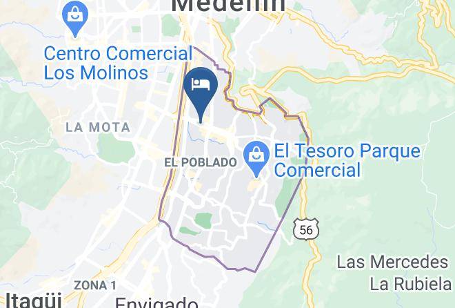 Medellin - Hotel Conejos Y Conejos Maps