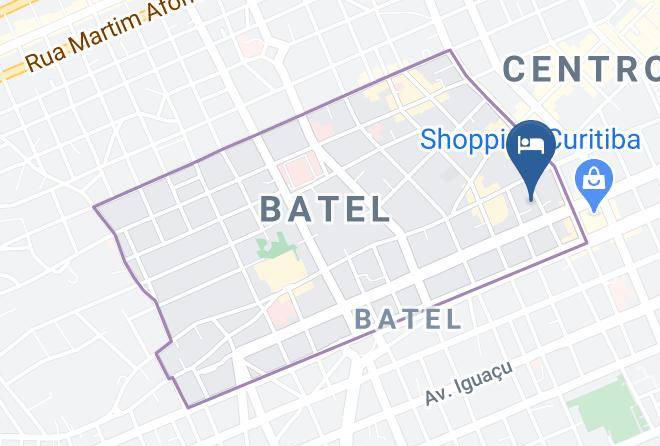 Curitiba - Hotel Confiance Batel Maps