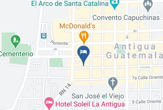Antigua Guatemala - Hotel Confort Antigua Maps