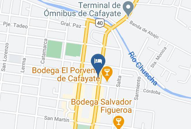 Cafayate - Hotel Confort Maps