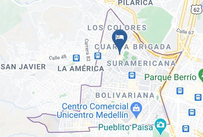 Medellin - Hotel Confort Obelisco Maps