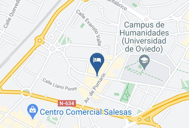 Asturias - Hotel Confort Oviedo Maps