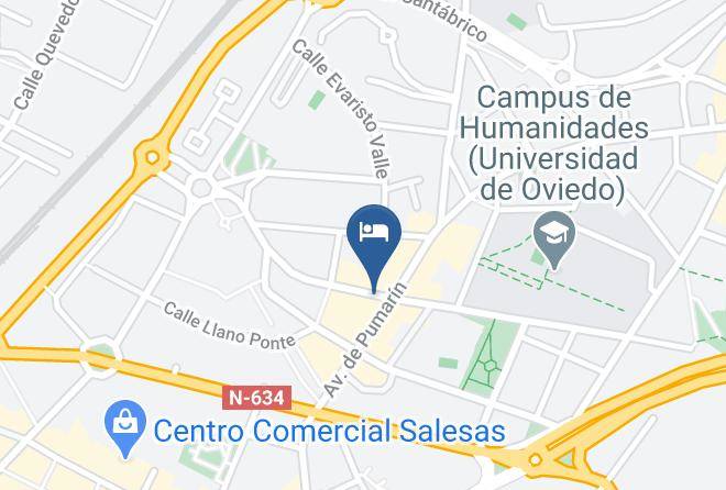 Asturias - Hotel Alda Centro Oviedo Maps