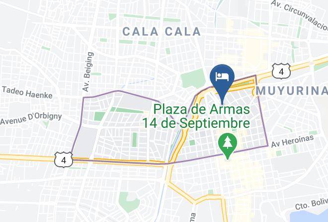 Cercado - Hotel Confort Plus Maps