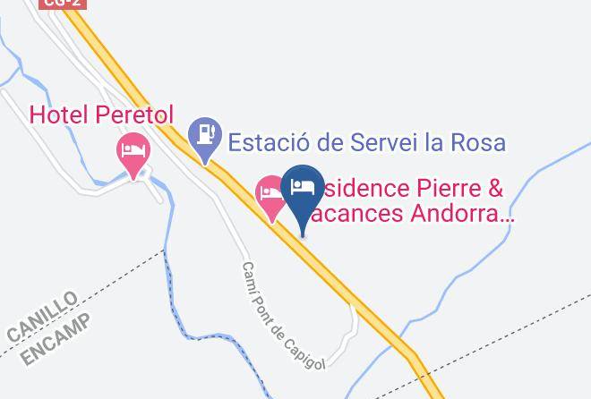 Canillo - Hotel Confort Soldeu Maps