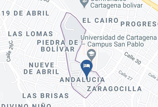 Cartagena De Indias - Hotel Confortel Maps