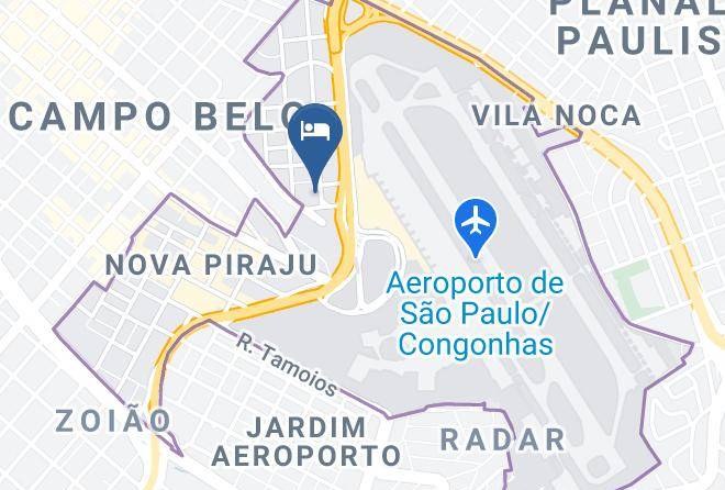 Sao Paulo Campo Belo - Hotel Congonhas Maps