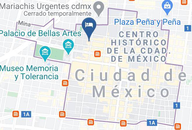 Cuauhtemoc - Hotel Congreso Maps