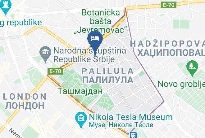 Belgrade City - Hotel Constantine The Great Maps