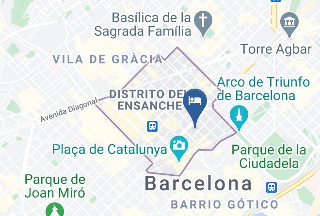 Barcelona - Hotel Constanza Maps