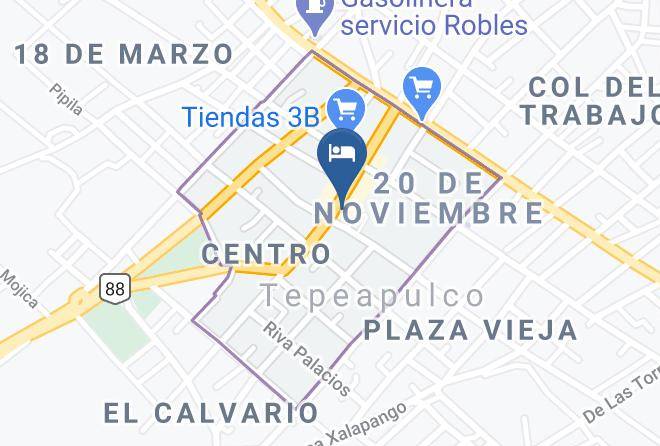 Tepeapulco - Hotel Constitucion Maps