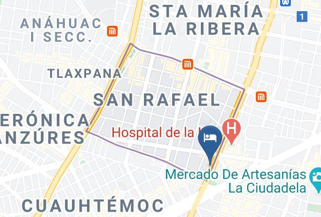Cuauhtemoc - Hotel Consul Maps