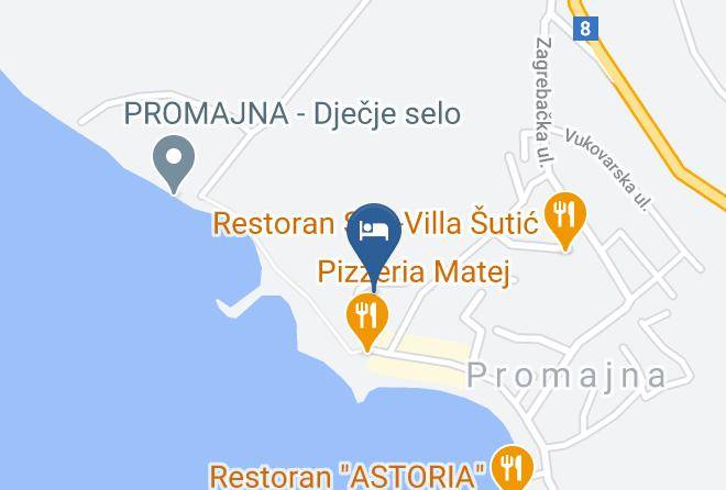 Baska Voda - Hotel Conte Maps