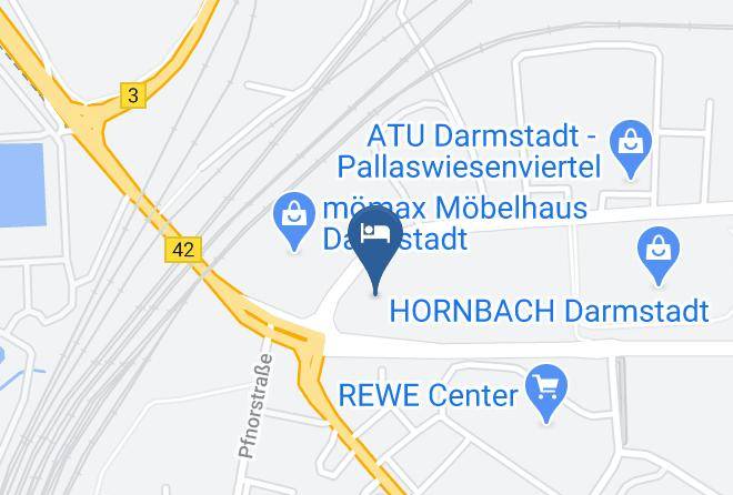 Darmstadt - Hotel Contel Darmstadt Maps
