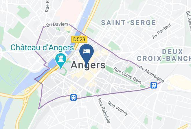 Hotel Le Continental Map