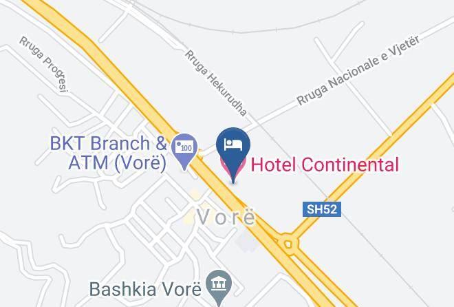 Vore - Hotel Continental Maps