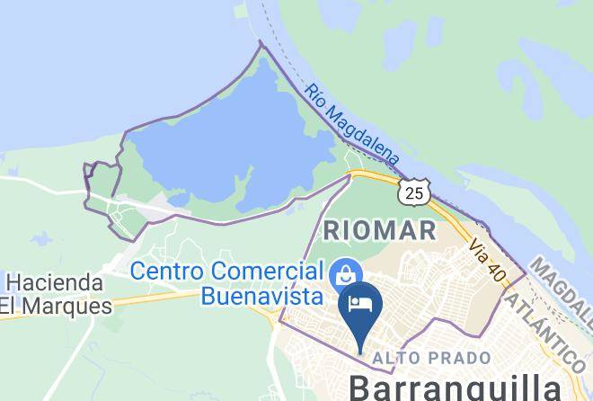 Barranquilla - Hotel Continental Express Maps