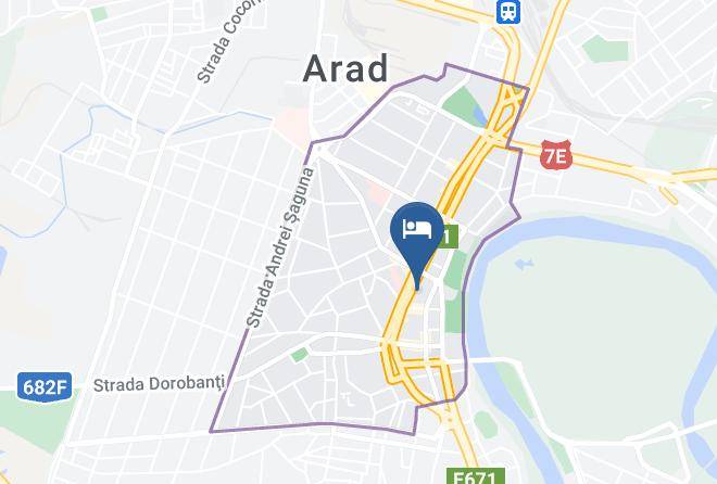 Arad - Hotel Continental Forum Arad Maps