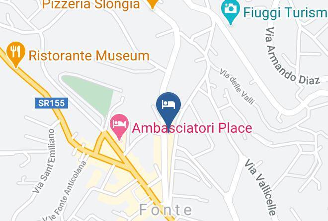 Frosinone - Hotel Continental Maps