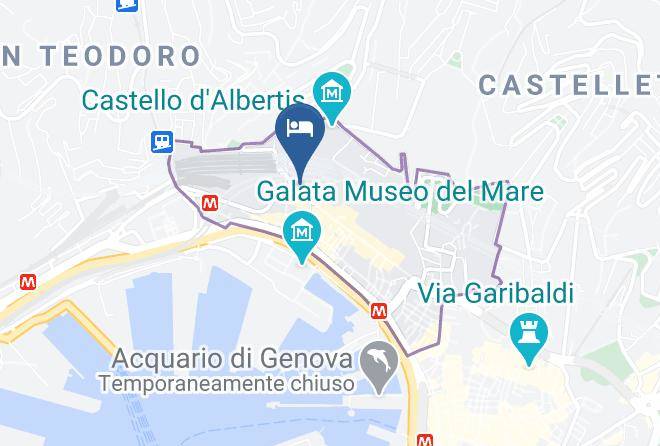 Genoa - Hotel Continental Maps