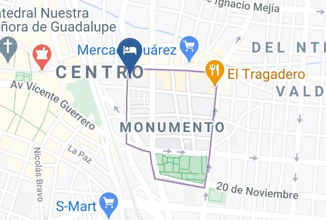 Juarez - Hotel Continental Maps