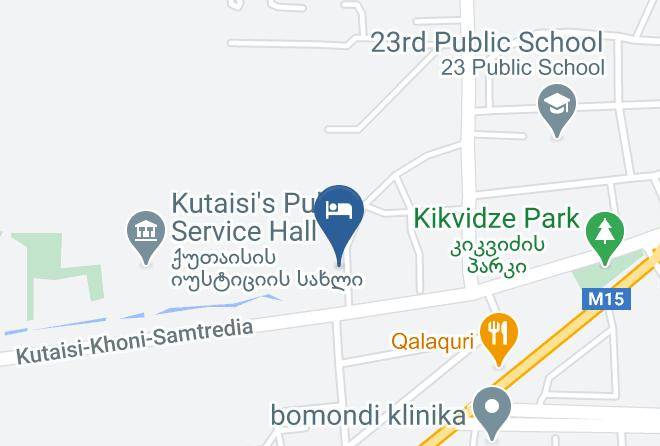 Kutaisi - Hotel Continental Maps