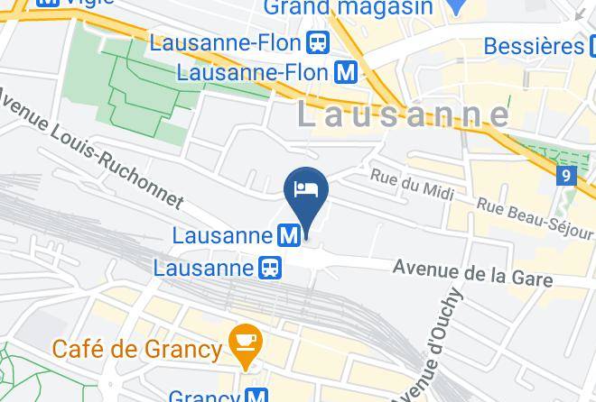 Lausanne - Hotel Continental Lausanne Maps