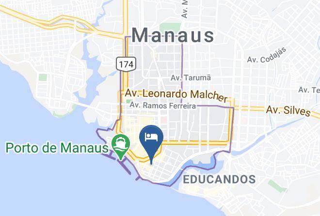 Manaus - Hotel Continental Maps
