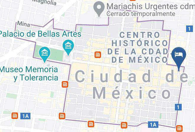 Cuauhtemoc - Hotel Continental Mexicano Sa De Cv Maps