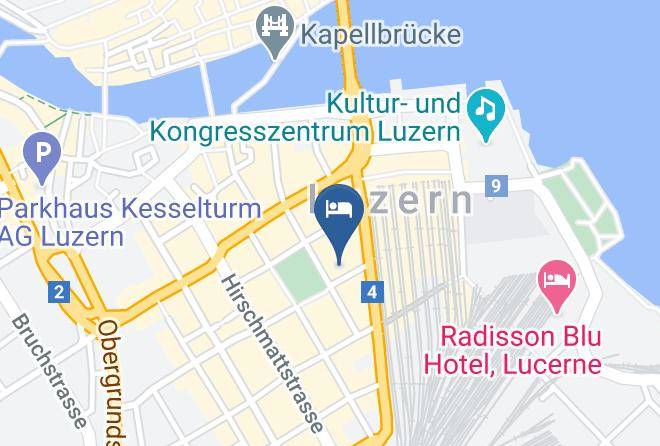 Lucerne - Hotel Continental Park Luzern Maps