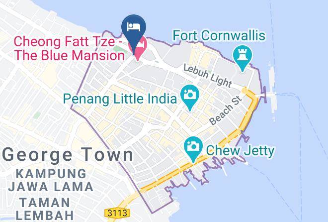 Georgetown - Hotel Continental Penang Maps