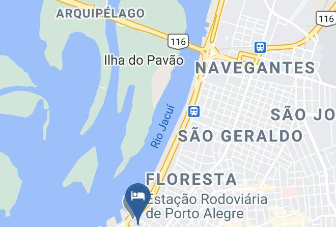 Porto Alegre - Hotel Continental Maps
