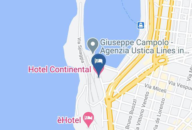 Reggio Di Calabria - Hotel Continental Maps