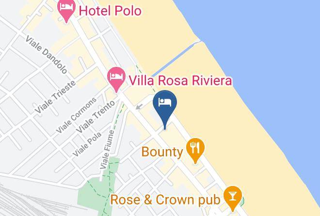 Rimini - Hotel Continental Rimini Maps