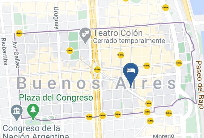 San Nicolas - Hotel 725 Continental Maps