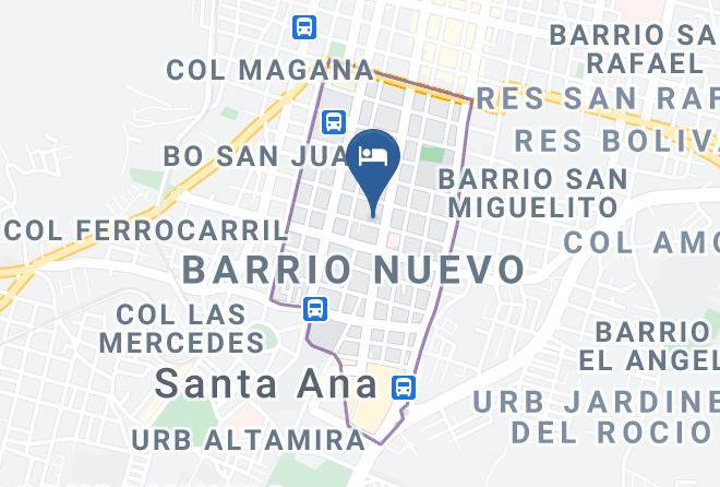 Santa Ana - Hotel Continental Maps