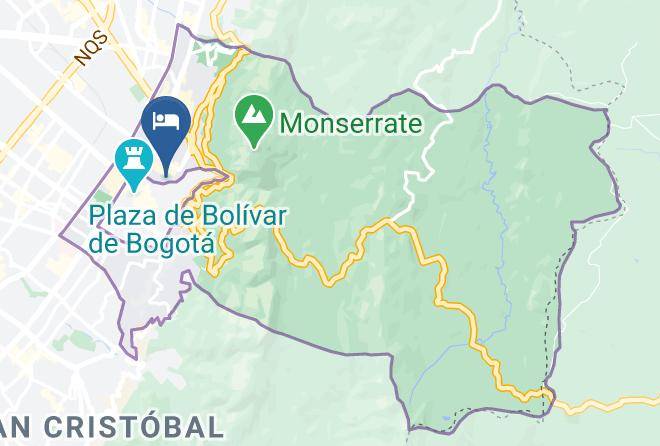 Bogota - Hotel Continental Maps