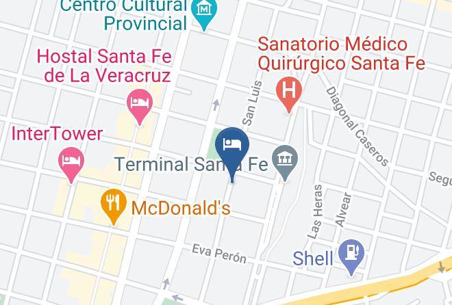 Santa Fe - Hotel Contituyentes Maps
