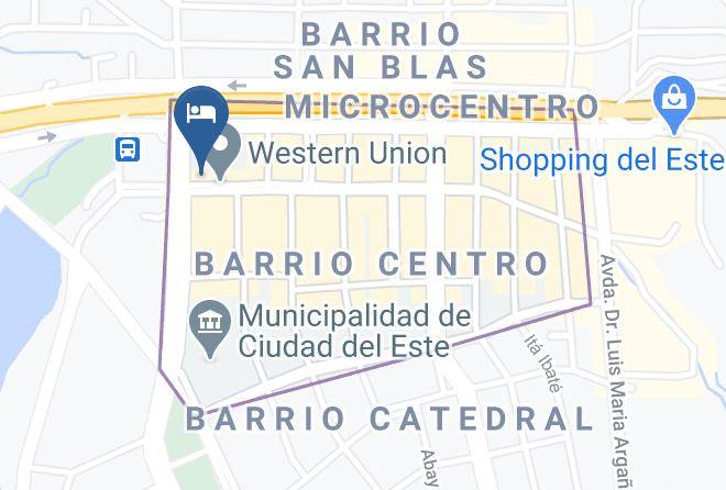 Ciudad Del Este - Hotel Convair Maps