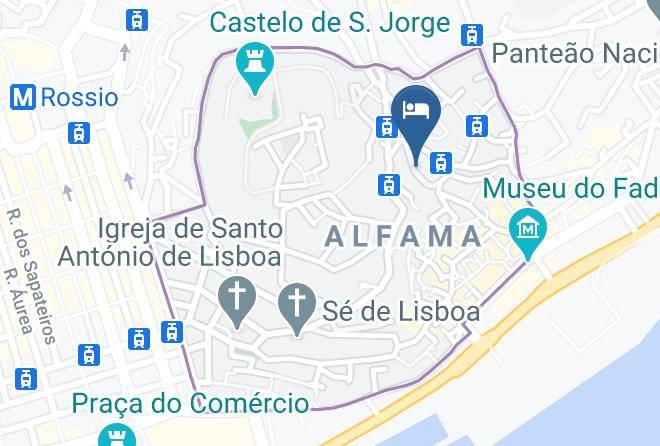 Lisbon - Hotel Convento Do Salvador Maps