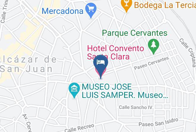 Ciudad Real - Hotel Convento Santa Clara Maps