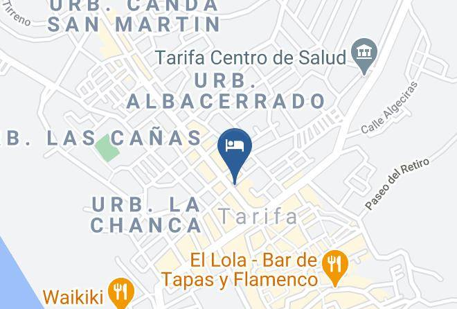 Cadiz - Hotel Convento Tarifa Maps