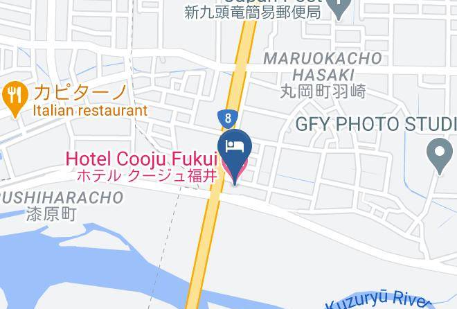 Sakai City - Hotel Cooju Fukui Maps