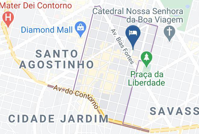Belo Horizonte - Hotel Cool Living Maps