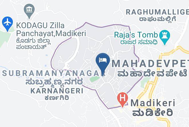 Madikeri - Hotel Coorg International Maps
