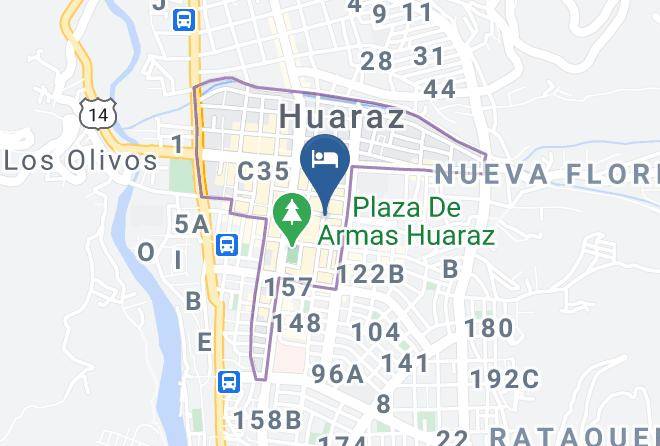 Huaraz - Hotel Copa Maps